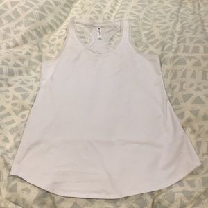 White athletic tank